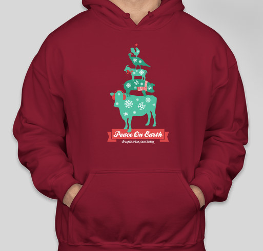 Uplands PEAK Holiday Sweatshirt FUNdraiser Fundraiser - unisex shirt design - front
