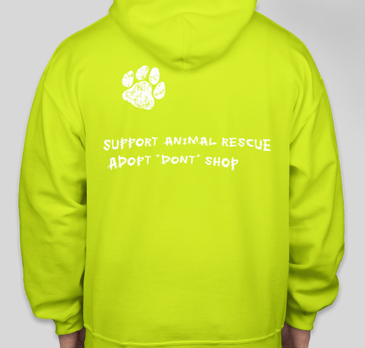 Critter Cafe Rescue - SUPPORT RESCUE - ADOPT-DONT-SHOP Fundraiser - unisex shirt design - back