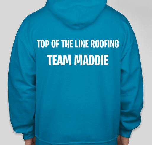 TEAM MADDIE AND CARMEN RIDE TO THE GRAND PRIX Fundraiser - unisex shirt design - back