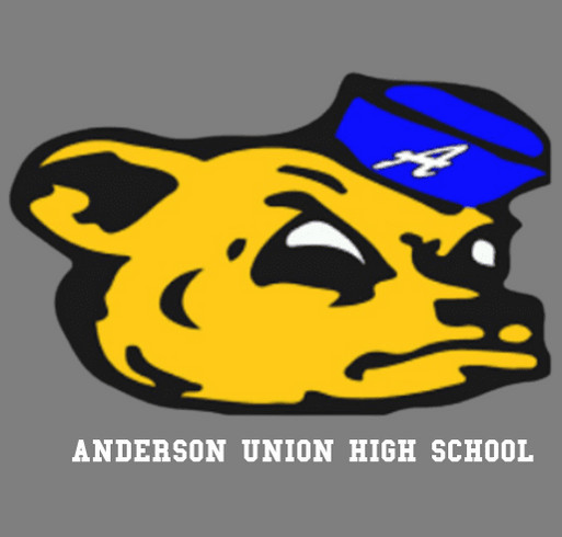Anderson Cheer Fundraising shirt design - zoomed