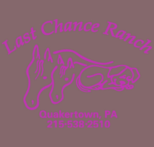 Support Last Chance Ranch! shirt design - zoomed