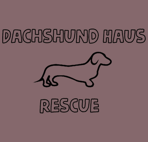 Dachshund Haus Rescue Winter Hoodie shirt design - zoomed