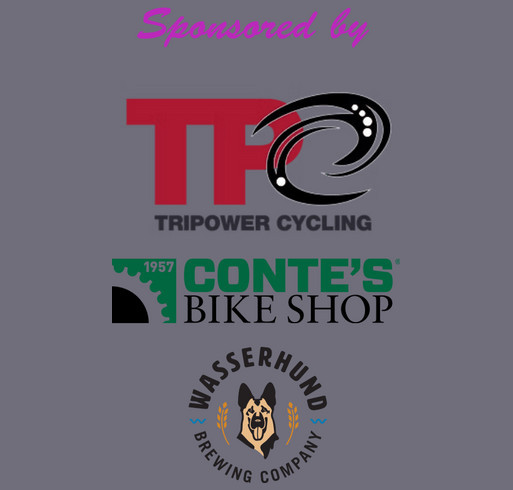 2026 TriPower Cycling H4TG Fundraiser shirt design - zoomed