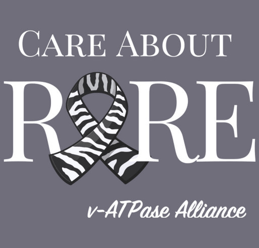 Care about Rare, and Wear your support for v-ATPase Alliance! shirt design - zoomed