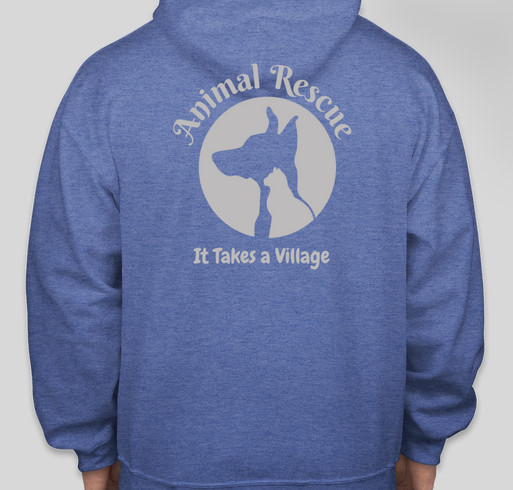 It Takes a Village Fundraiser - unisex shirt design - back