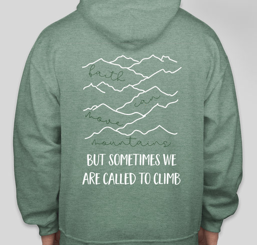 Sometimes We are Called to Climb Fundraiser - unisex shirt design - back