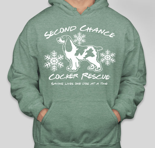 Second Chance Cocker Rescue Holiday 2021 Fundraiser - unisex shirt design - front
