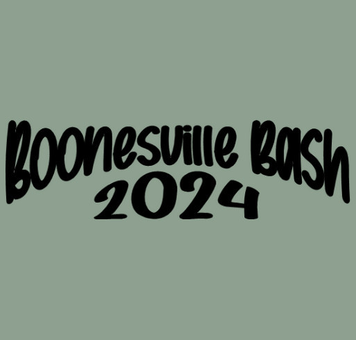 Boonesville Bash 2024 shirt design - zoomed