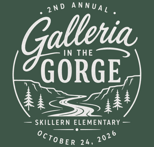 Skillern PTO Galleria Fundraiser shirt design - zoomed