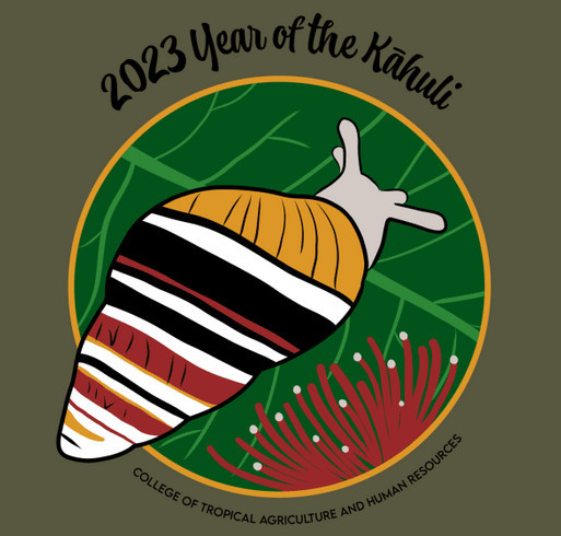 CTAHR Alumni & Friends Year of the Kāhuli Fundraiser shirt design - zoomed