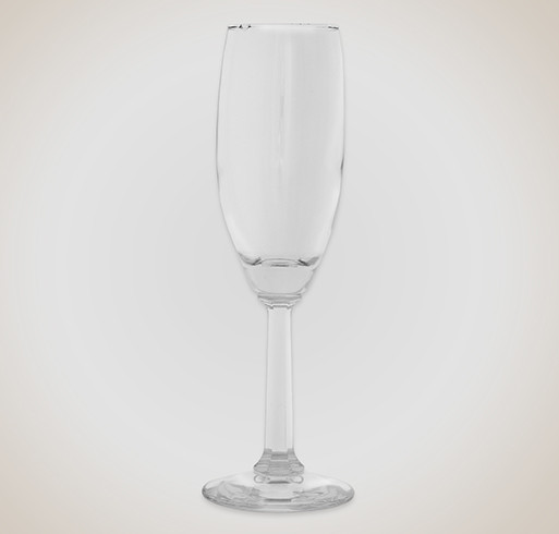 6 oz. Napa Valley Glass Champagne Flute - Selected Color
