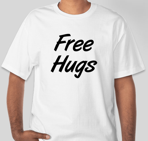 Free Hugs Events in DC-MD-VA Fundraiser - unisex shirt design - front