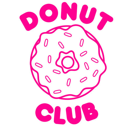 Donut Club St. Jude Fundraiser shirt design - zoomed