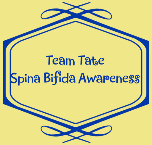 Spina Bifida Awareness and Support shirt design - zoomed