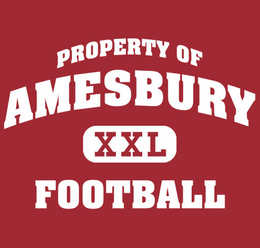 Amesbury Jets Youth Football & Cheer Property of Shirts & Hoodie shirt design - zoomed