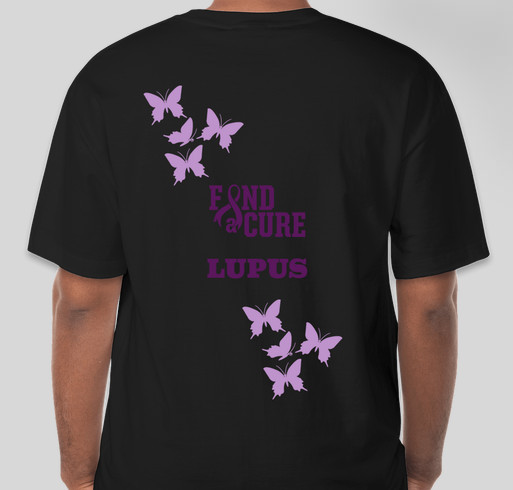 Find a Cure for Lupus Fundraiser - unisex shirt design - back