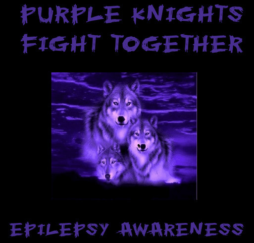 my purple knight shirt design - zoomed