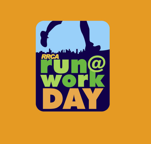 RUN@WORK DAY Shirts to Support Kids Run the Nation Fund shirt design - zoomed