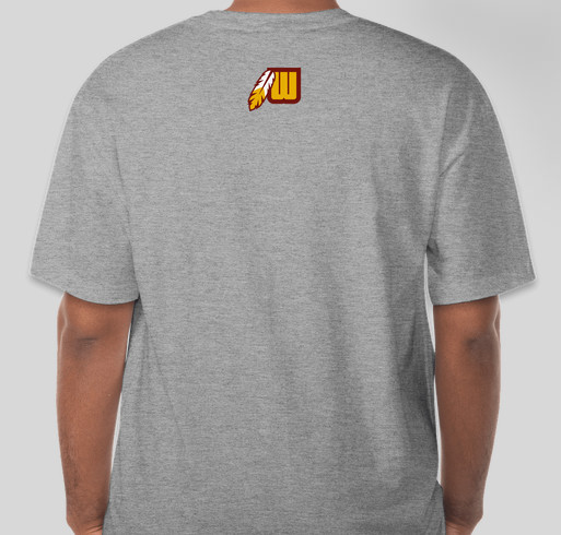 Washington Warriors! Fundraiser - unisex shirt design - back