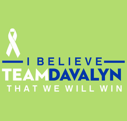 Team Davalyn shirt design - zoomed