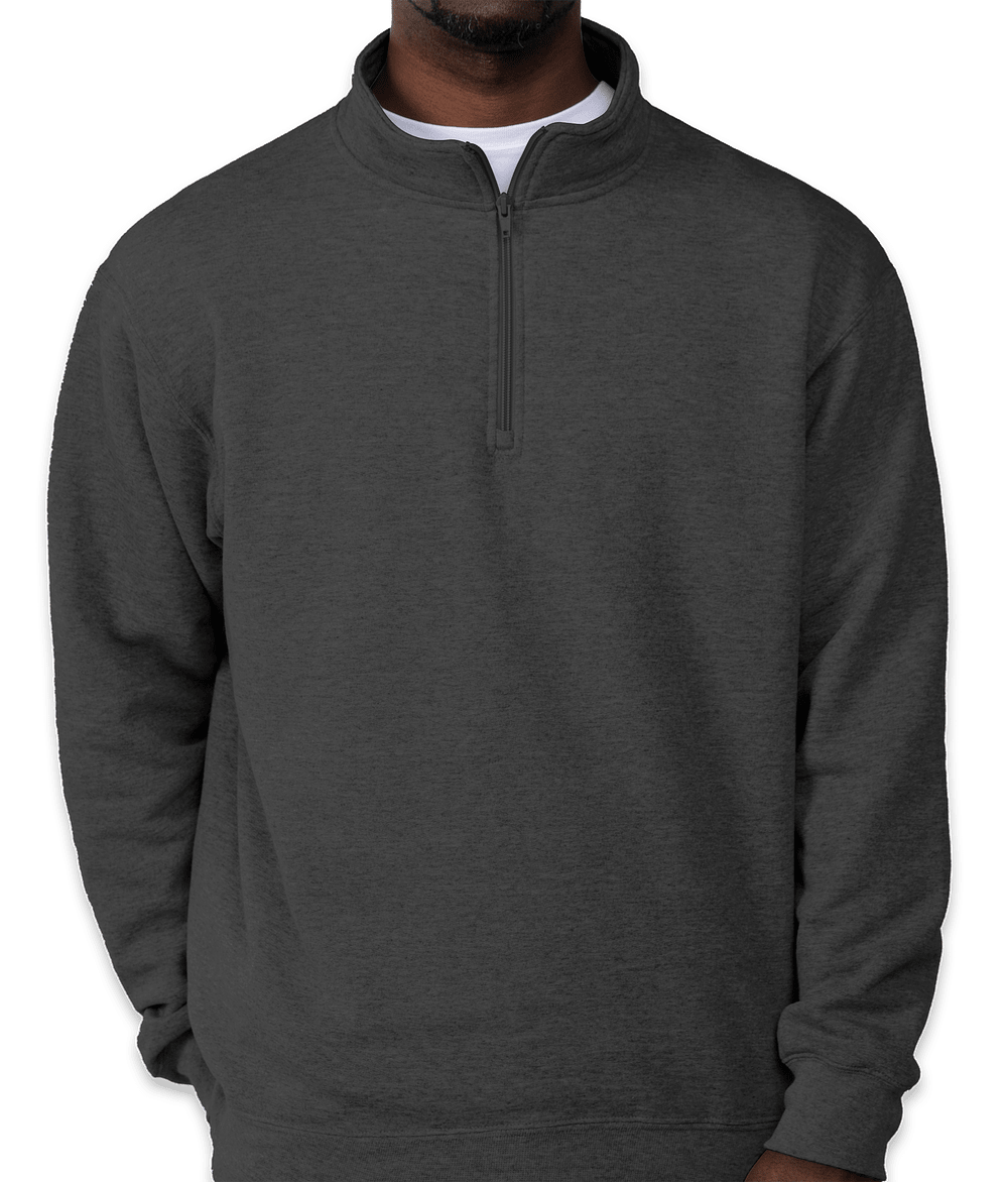 Port & Company Core Quarter Zip Sweatshirt - Embroidered