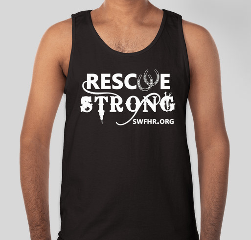 Rescue Strong - Tank (Dark Series) - SWFHR 004.b Fundraiser - unisex shirt design - front