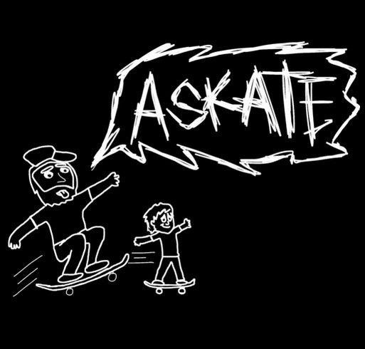 Help Bring An A.Skate Clinic For Children With Autism To Bakersfield, CA! shirt design - zoomed