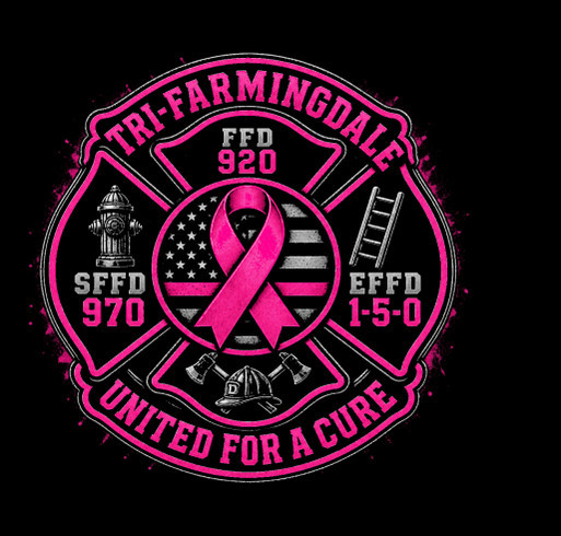 Tri-Farmingdale Breast Cancer Awareness Fundraiser shirt design - zoomed