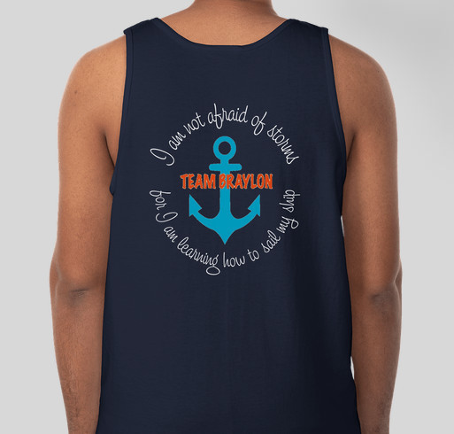 Braylon's Medical Fund Fundraiser - unisex shirt design - back