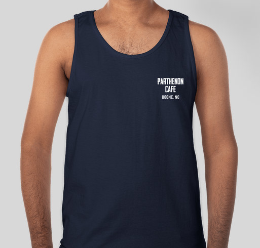 Goodbye Parthenon Cafe Fundraiser - unisex shirt design - front