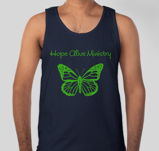 Hope Alive Ministry Spring T-shirt & Tank Top Sale Fundraiser - unisex shirt design - front
