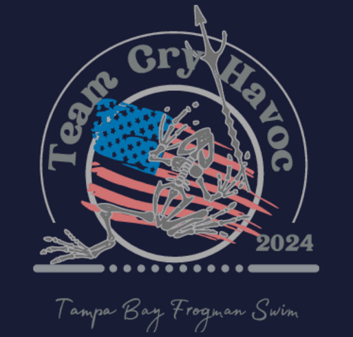 Team Cry Havoc Tampa Bay Frogman Swim shirt design - zoomed