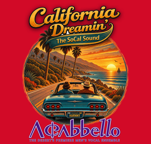 California Dreamin' Looks Good on You! shirt design - zoomed