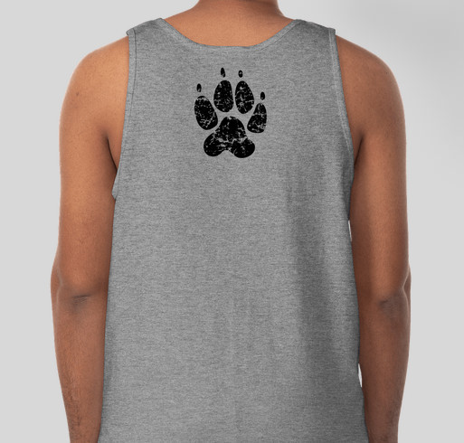 Saint Francis Wolf Sanctuary Tees and Tanks! Fundraiser - unisex shirt design - back