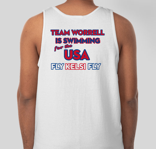 Team Worrell: Rio Bound Fundraiser - unisex shirt design - back