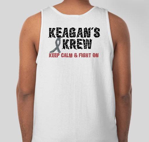 Keagan's Krew T-Shirts Fundraiser - unisex shirt design - back