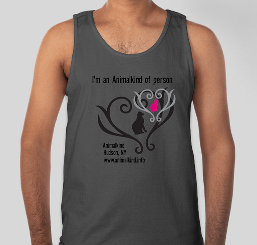 I'm an Animalkind of person! Fundraiser - unisex shirt design - front