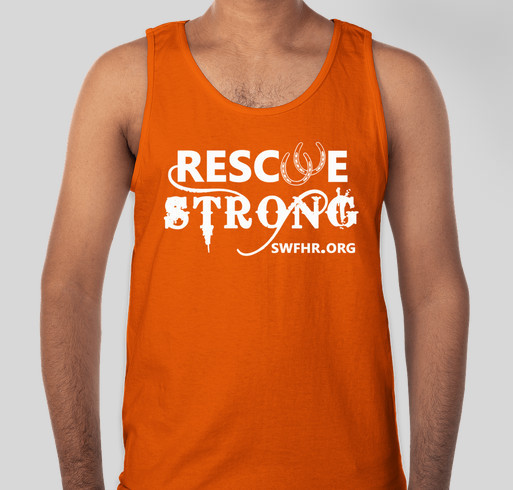 Rescue Strong - Tank (Dark Series) - SWFHR 004.b Fundraiser - unisex shirt design - front