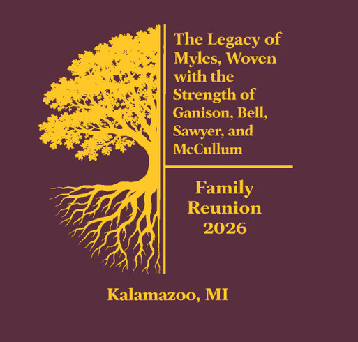 Myles Family Reunion 2026 shirt design - zoomed