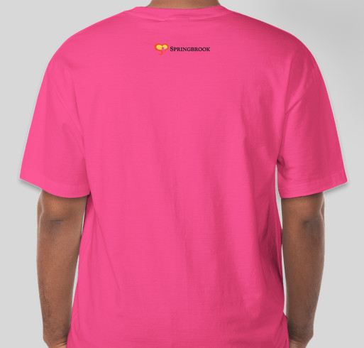 Pass It On for Springbrook Fundraiser - unisex shirt design - back