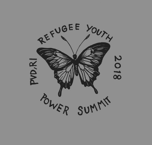 Refugee Youth Power Summit 2019 shirt design - zoomed