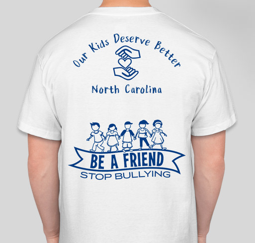 Our Kids Deserve Better - North Carolina -- Startup Cost Fundraiser Fundraiser - unisex shirt design - back
