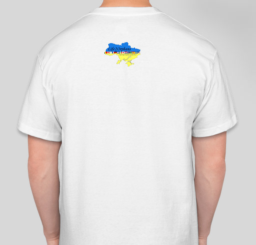 Life2Orphans Stands with Ukraine Fundraiser - unisex shirt design - back