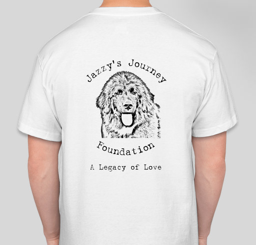 Jazzy's Journey Foundation Fundraiser - unisex shirt design - back