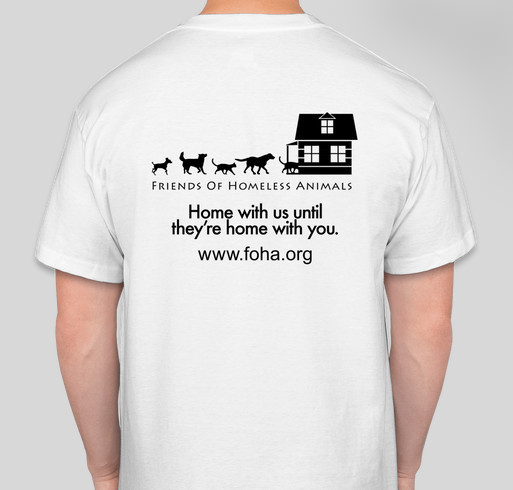 Show Some Cat Love - FOHA Valentine's Day Fundraiser Fundraiser - unisex shirt design - back