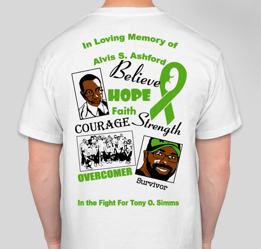 American Kidney Fund Fundraiser - unisex shirt design - back