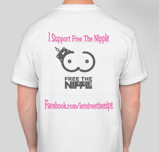 Lets Free The Nipple Campaign Fundraiser - unisex shirt design - back