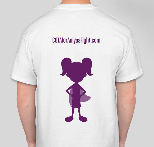 Aniya's Fight Fundraiser - unisex shirt design - back