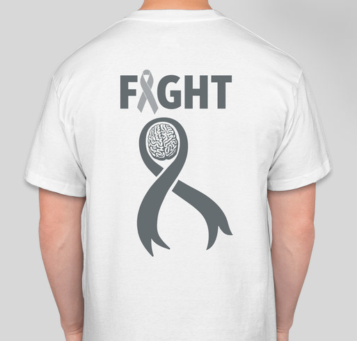 John Meza-Brain Cancer Awareness for May 2015 Fundraiser - unisex shirt design - back