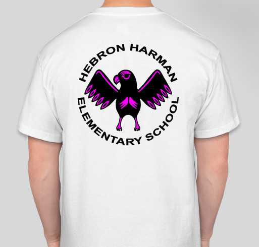 Hebron-Harman Hawks T-shirt Fundraiser Fundraiser - unisex shirt design - back